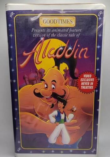 Aladdin goodtimes vhs - aladdin,