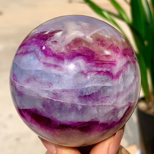 Sfera fluorite naturale - di,