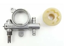 POMPA OLIO + VITE COMPLETA MOTOSEGA 25 CC - 2500 VIGOR ALPINA ZENOA VALEX OXFORD