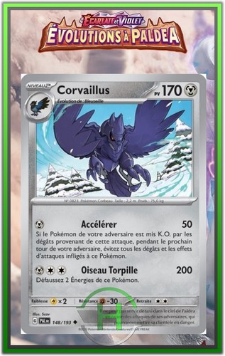 Corvaillus ev2 évolutions - -, ev2:Évolutions