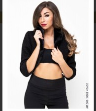 Bolero donna elegante misto