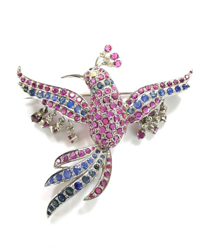 Spilla opulenta kolibrì - spilla,