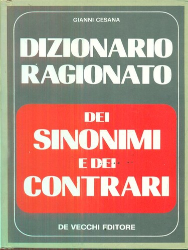 Dizionario ragionato dei - dizionario,