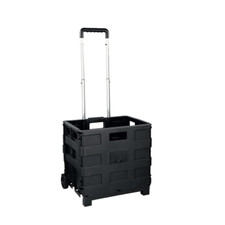 CARRELLO TROLLEY PIEGHEVOLE CON 2 RUOTE PER SPESA SHOPPING PORTATA 25 KG KOMBO