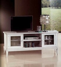 MOBILE PORTA TV IN LEGNO LACCATO BIANCO OPACO x SOGGIORNO SALOTTO SALA 442