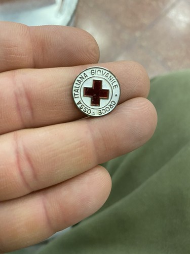 Spilla croce rossa italiana - croce,