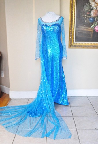 Costume vestito blu frozen - costume,