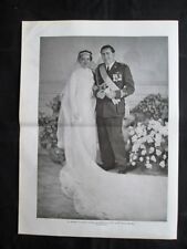 Matrimonio tra Vittorio Mussolini e Orsola Buvoli Stampa del 1937