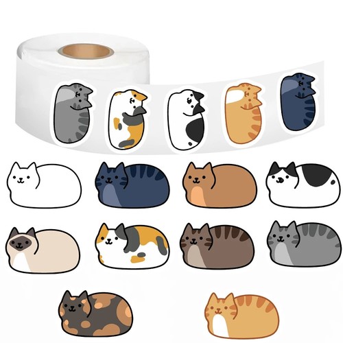500 adesivi kawaii gatti - 🐱,