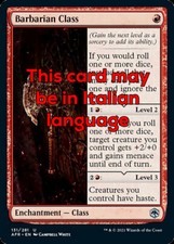 MTG BARBARIAN CLASS FOIL EXC - CLASSE DEL BARBARO - AFR - MAGIC