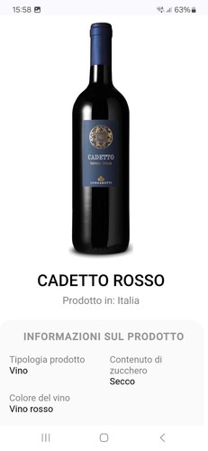 Vino rosso bottiglie cadetto - vino,
