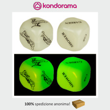 2 dadi dado da gioco a sei facce dell’amore fluorescente con posizioni Kamasutra