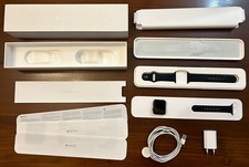 Apple Watch Serie 1 42 mm Cassa Alluminio Cinturino Sport Nero Completo Ottimo A
