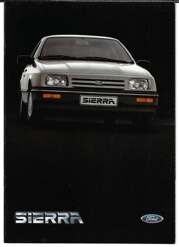 Ford sierra 1983 1984 brochure - sierra, 1983-1984