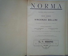  NORMA FELICE ROMANI  VINCENZO