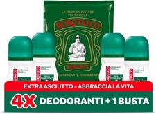 Borotalco Deodorante Roll On Originale con Talco a Cristalli Attivi Tripla