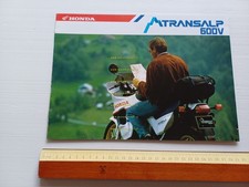 Honda XL 600 V Transalp 1987 depliant italiano originale