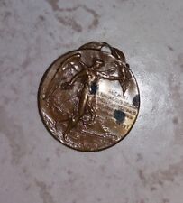 MEDAGLIA BRONZO-TOURING CLUB ITALIANO-1911-CENTOMILA CLIENTI-ITALIA-REGNO