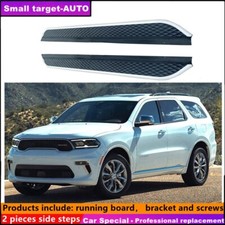 2 pezzi tavole da corsa adatte per Dodge Durango 2018-2023 gradini laterali barre nerf pedale