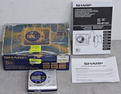 Sharp mini disc - mini, portable
