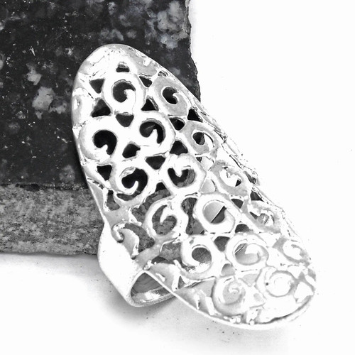 Anello vintage etnico fatto - , a