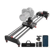 GVM Cursore Telecamera Motorizzato,31" Wireless Fibra di Carbonio Dolly Rail Telecamera Slide...