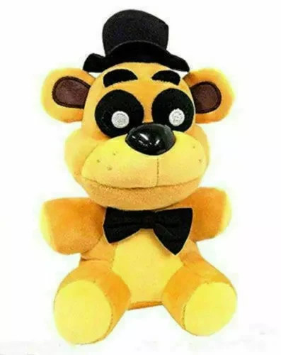 Peluche bambola golden freddy - golden,