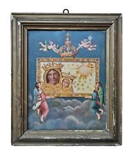 *HH* Antico Quadro Dipinto Religioso Votivo Madonna Dell'arco Giosi Napoli Sacro