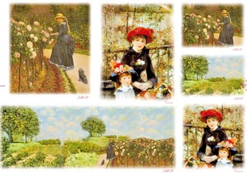 Carta riso decoupage - di,