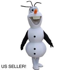NUOVO ~ FROZEN olaf elsa anna costume mascotte per festa carnevale adulto - VENDITORE USA!