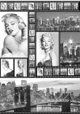 Carta decoupage Marylin
