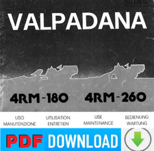 VALPADANA 4RM 260 Manuale uso
