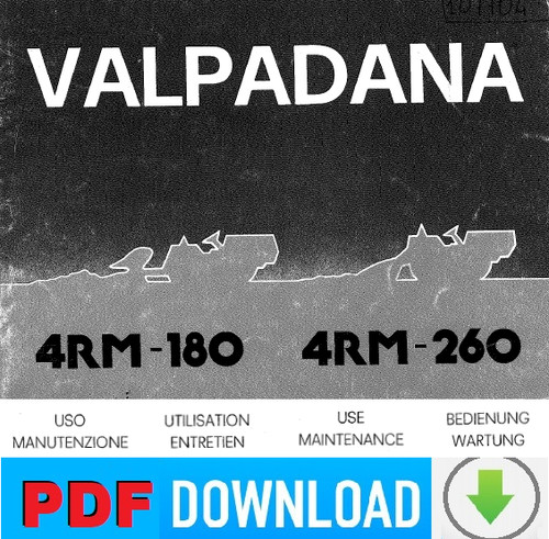 Valpadana 4rm 260 manuale uso - 260,