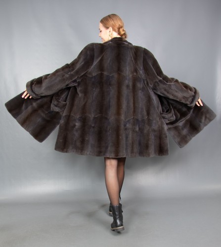 9762 cappotto visone tosato - cappotto,