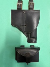 FONDINA E PORTA CATENELLE NERI UNIFORME ESTIVA DA CARABINIERE Anni 70/80