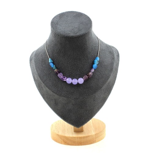 Collana perle apatite - perle,
