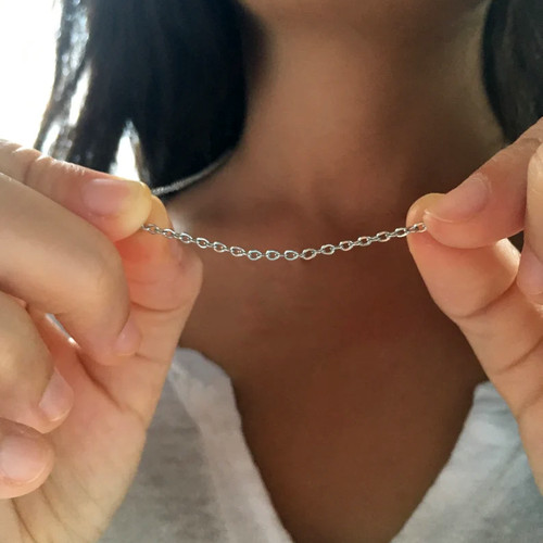 Collana acciaio inox catena - in,