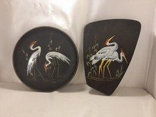 2 piatti da parete vintage