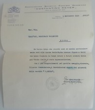 ASSOCIAZIONE SPORTIVA COSTANTINO REYER VENEZIA 1940 FOGLIO LETTERA INTESTATA 
