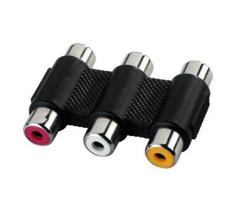 Adattatore rca femmina - adattatore, 3