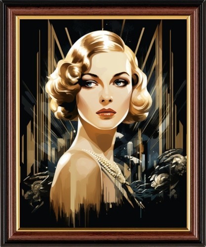 Art deco nouveau - art,