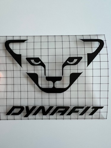 Logo dynafit vinile nero - dynafit,