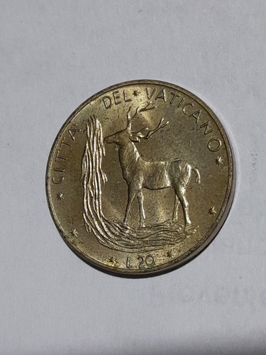 Vaticano lire 1974 - 20, mcmlxxiv