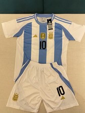 Maglia Messi Argentina Adidas Completo Per Bambino