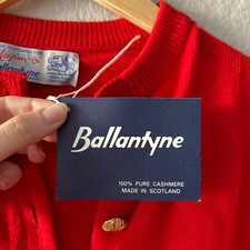Maglione Vintage Ballantyne Scotland 100% Cashmere *MAI INDOSSATO con etichette originali taglia 40