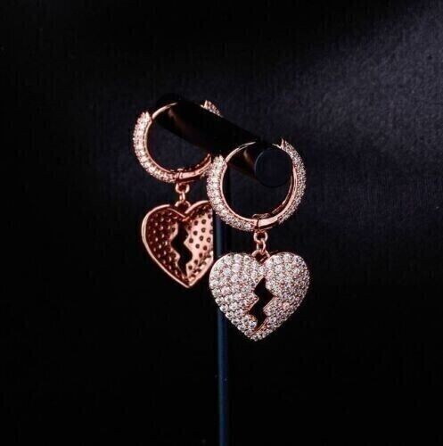 Orecchini goccia cuore