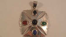 Square Maltese Cross Pendant