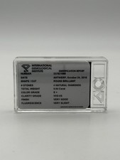 igi diamond blister e vvs very good 0.64ct round brillant diamante