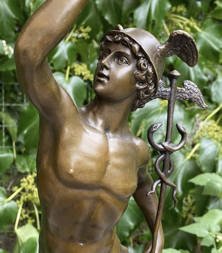 Scultura bronzo mercurio - scultura,