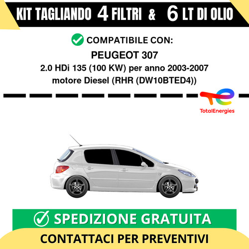 Tagliando per peugeot 307 - tagliando,
